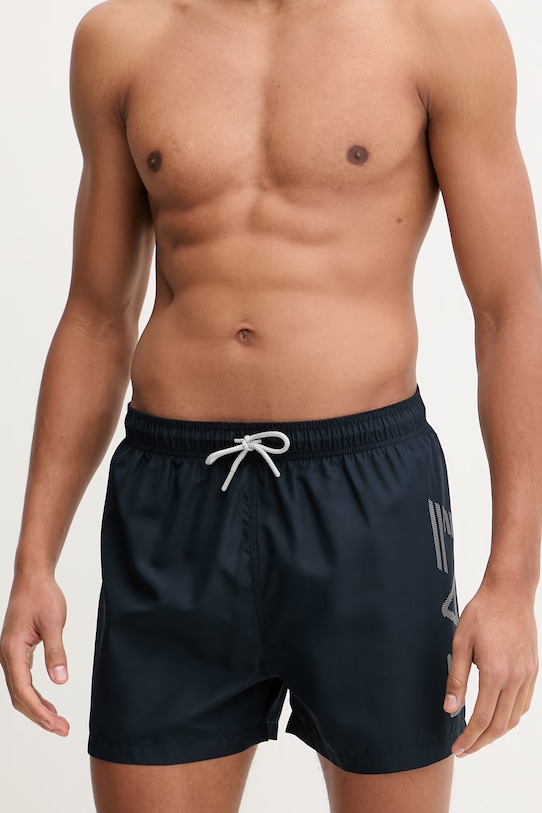 Plavkové šortky EA7 Emporio Armani AF14497.7M002001 tmavomodrá SS26