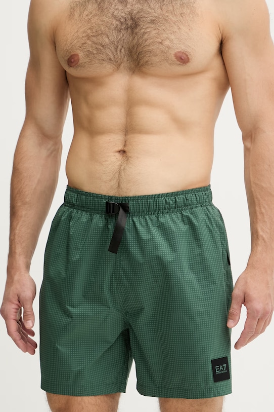 EA7 Emporio Armani шорти для купання чоловічі AF21256.7M001717 зелений SS26