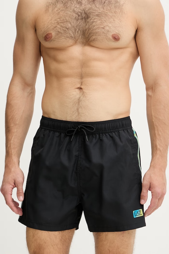 EA7 Emporio Armani pantaloni scurți de baie pentru bărbați AF21257.7M001718 negru SS26