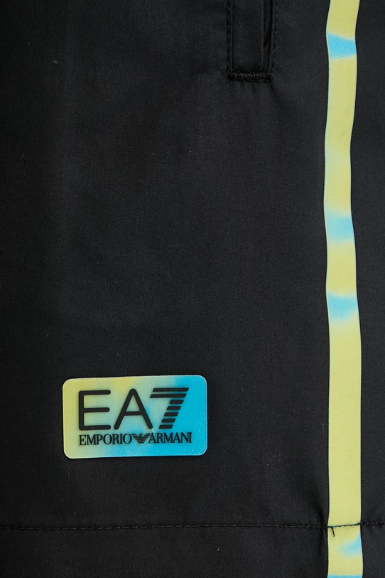 EA7 Emporio Armani pantaloni scurți de baie pentru bărbați negru AF21257.7M001718