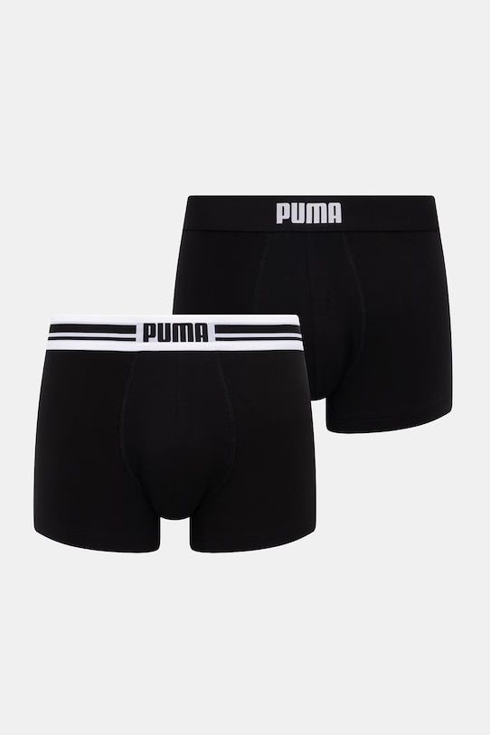 Puma boxer Everyday Logo pacco da 2 maglia nero 938476