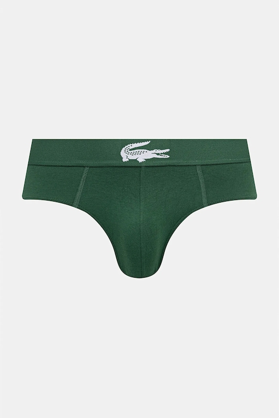 Lacoste slipy 3-pack 8H7761 zielony SS26