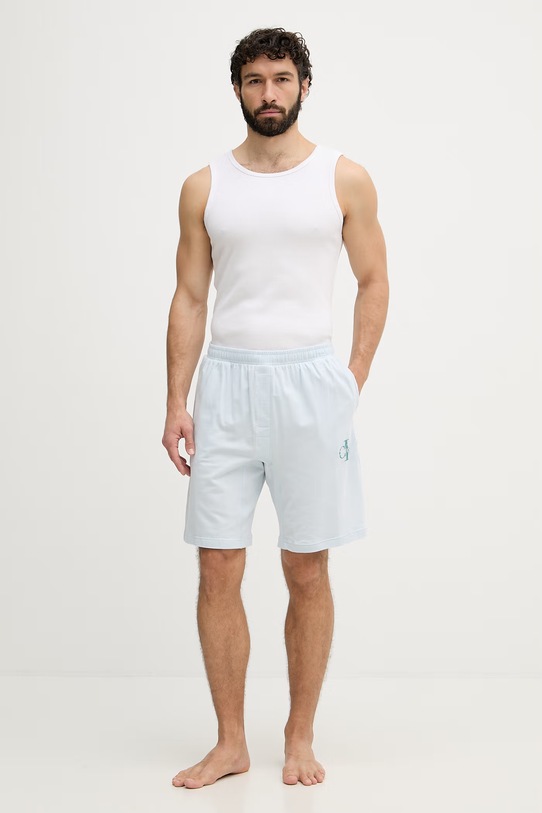 Calvin Klein Underwear pyžamové šortky pánske LV00NM2973 modrá SS26