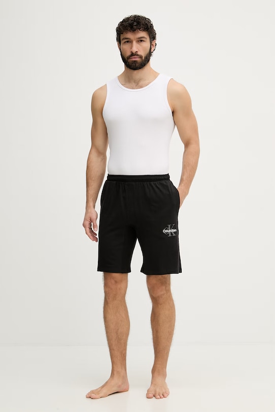 Calvin Klein Underwear pyžamové šortky pánske LV00NM2973 čierna SS26