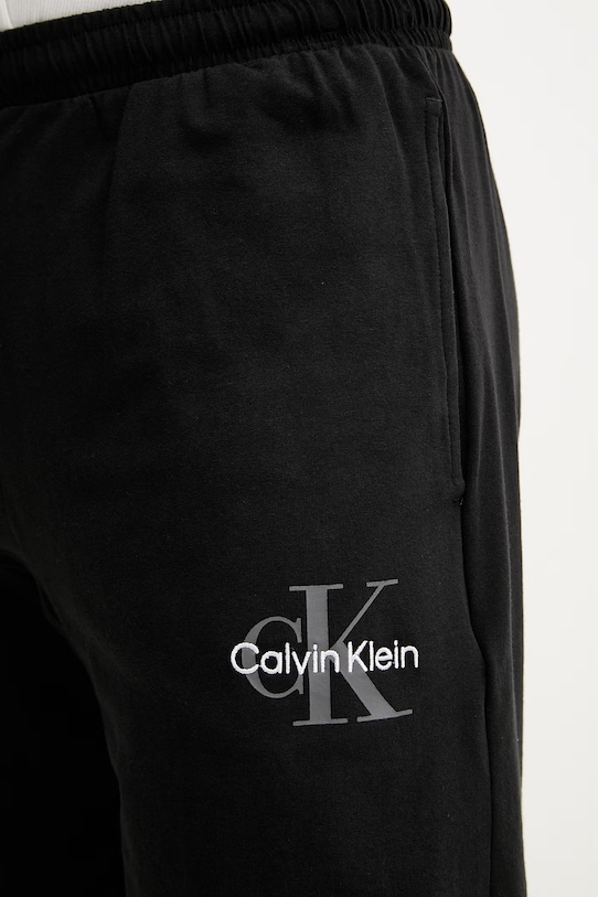 Calvin Klein Underwear pyžamové šortky pánske čierna LV00NM2973