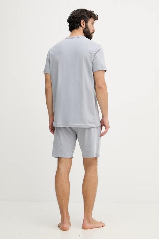 Calvin Klein Underwear dvojdielne pyžamo pánske bavlnené sivá LV00NM2900