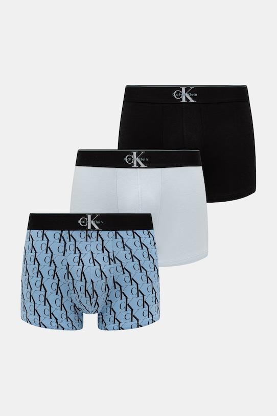 Calvin Klein Underwear bokserice za muškarce 3-pack plava LV00NB4472