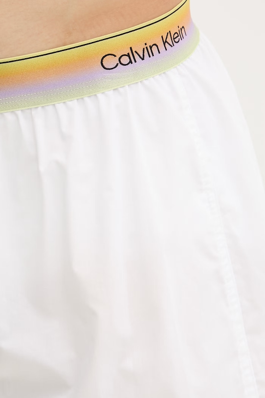 Calvin Klein Underwear voľné boxerky pánske bavlnené biela LV00NM3002