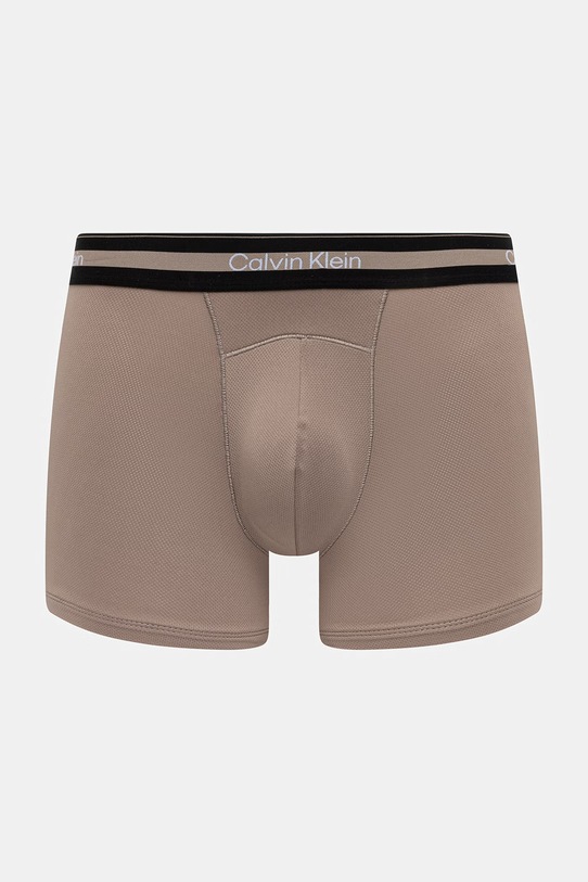 Ρούχα Calvin Klein Underwear Μποξεράκι Ανδρικό 3-pack LV00NB4536 καφέ
