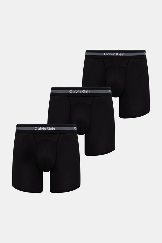 Calvin Klein Underwear εφαρμοστά μποξεράκια Ανδρικά 3-pack μαύρο LV00NB4537