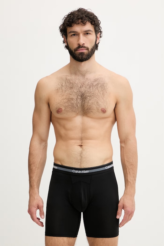 Calvin Klein Underwear boxer aderenti da uomo nero LV00NB4538