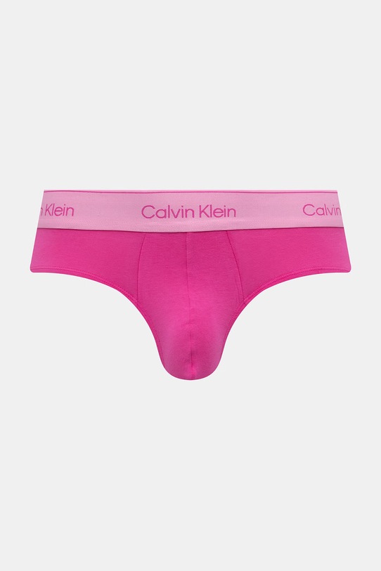 Calvin Klein Underwear slipy męskie bawełniane z elastanem 5-pack LV00NB4549 żółty SS26