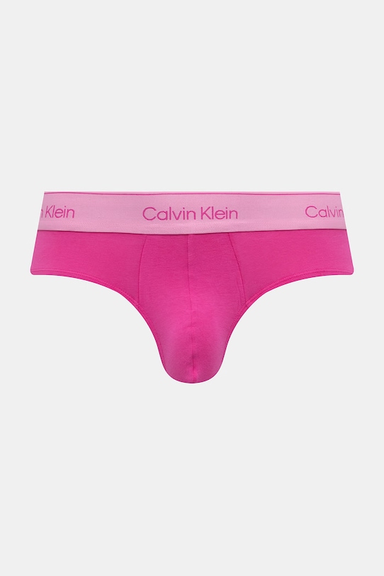 Calvin Klein Underwear slipy męskie bawełniane z elastanem 5-pack LV00NB4549 żółty SS26