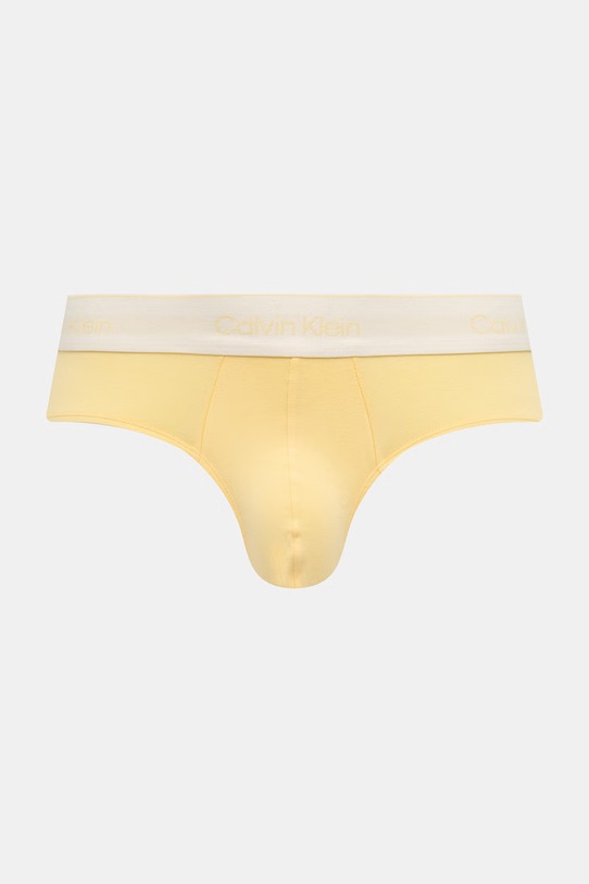 Calvin Klein Underwear slipy męskie bawełniane z elastanem 5-pack żółty LV00NB4549