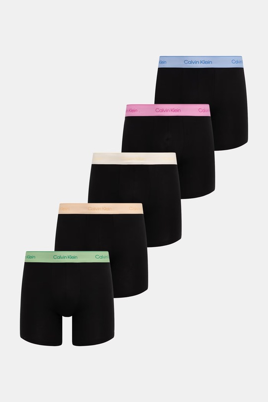 Calvin Klein Underwear bokserki dopasowane męskie 5-pack czarny LV00NB4551