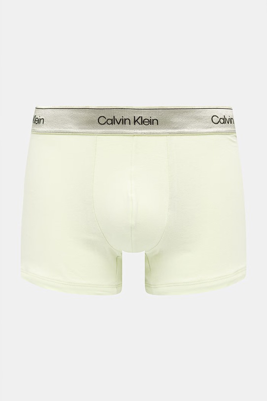 Ρούχα Calvin Klein Underwear Μποξεράκι ανδρικό βαμβακερό με ελαστάν 3-pack LV00NB4575 πράσινο