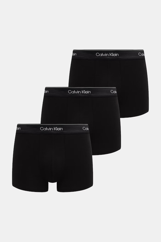 Calvin Klein Underwear bokserice za muškarce od pamuka s elastanom 3-pack crna LV00NB4575