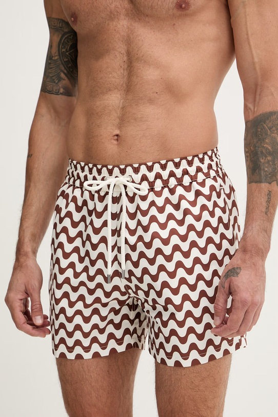 Frescobol Carioca szorty kąpielowe męskie 1018.944 brązowy SS26