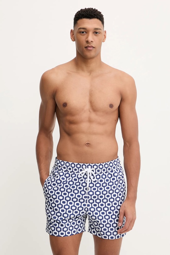 Frescobol Carioca szorty kąpielowe wzorzyste granatowy 1008.04