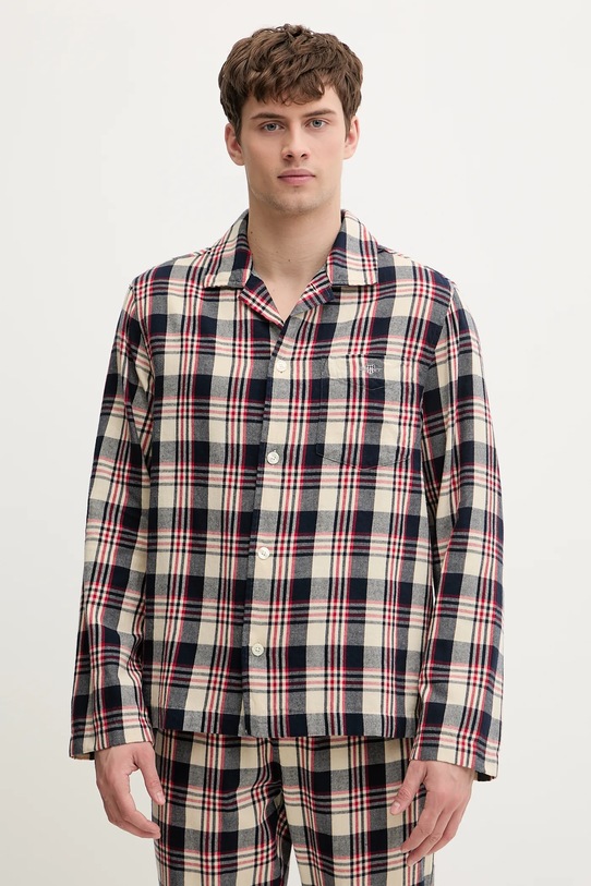 Gant piżama bawełniana 902539600 czerwony SS26