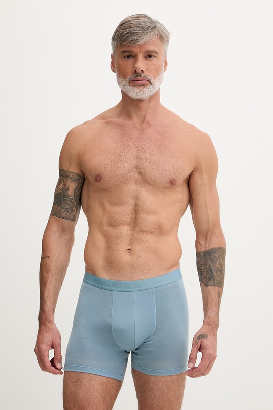 Icebreaker męska z dodatkiem merino Mer 125 Cool-Lite Anatomica niebieski IB0A571V0L21