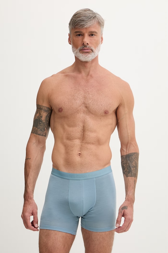 Icebreaker męska z dodatkiem merino Mer 125 Cool-Lite Anatomica niebieski IB0A571V0L21