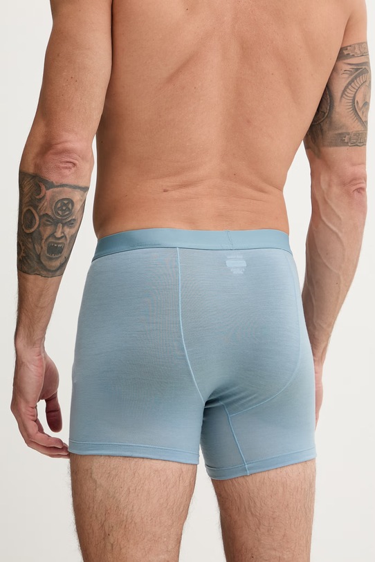 Odzież Icebreaker męska z dodatkiem merino Mer 125 Cool-Lite Anatomica IB0A571V0L21 niebieski