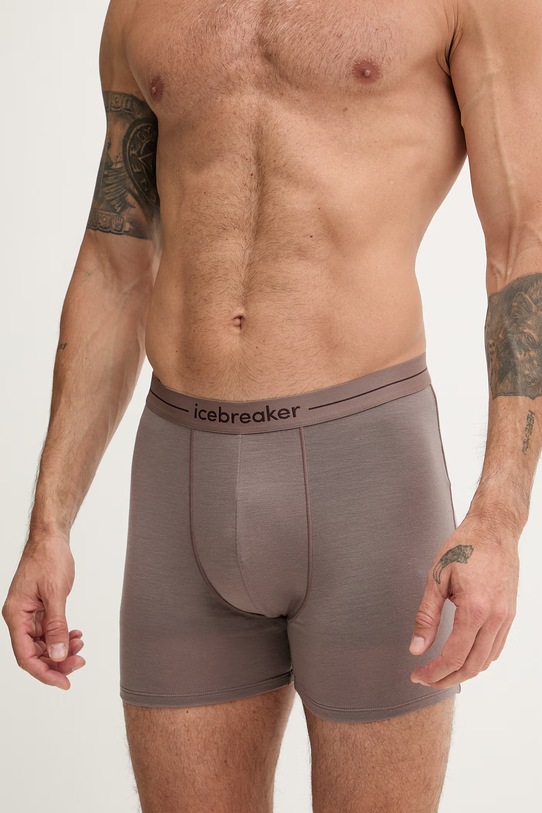 Icebreaker męska z wełny merino Anatomica IB1030290KW1 brązowy SS26