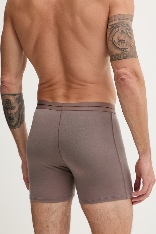 Odzież Icebreaker męska z wełny merino Anatomica IB1030290KW1 brązowy