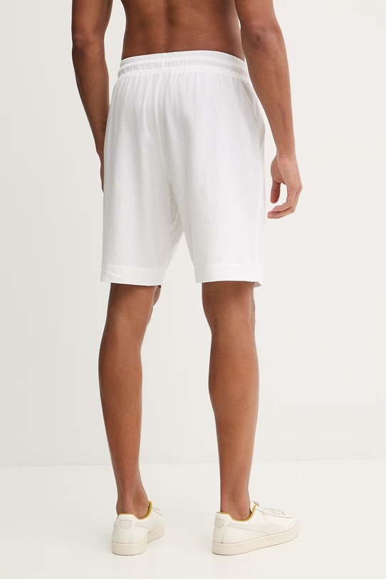 Ρούχα Σορτς με προσθήκη λινού Emporio Armani Underwear EM000681.AF20590 λευκό