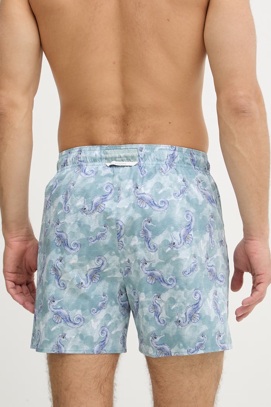 Odzież Emporio Armani Underwear szorty kąpielowe męskie EM000583.AF20447 turkusowy
