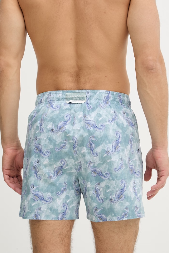 Odzież Emporio Armani Underwear szorty kąpielowe męskie EM000583.AF20447 turkusowy