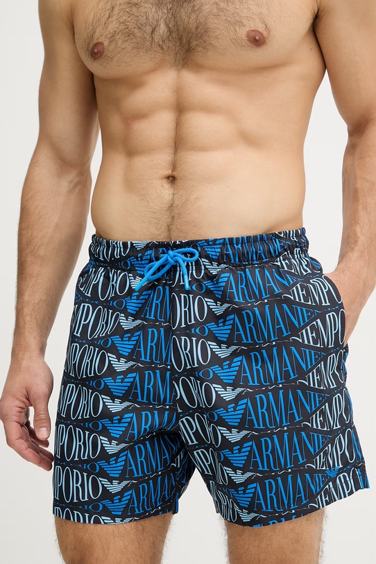 Emporio Armani Underwear koupací šortky pánské EM000583.AF20442 modrá SS26