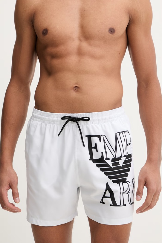 Plavkové šortky Emporio Armani Underwear EM000583.AF20434 biela SS26