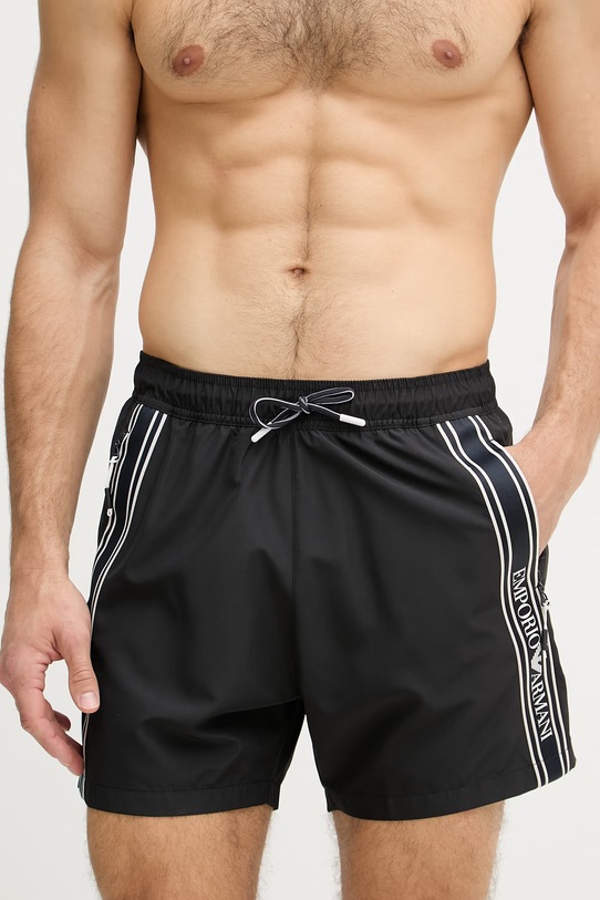Emporio Armani Underwear szorty kąpielowe męskie EM000583.AF20426 czarny SS26