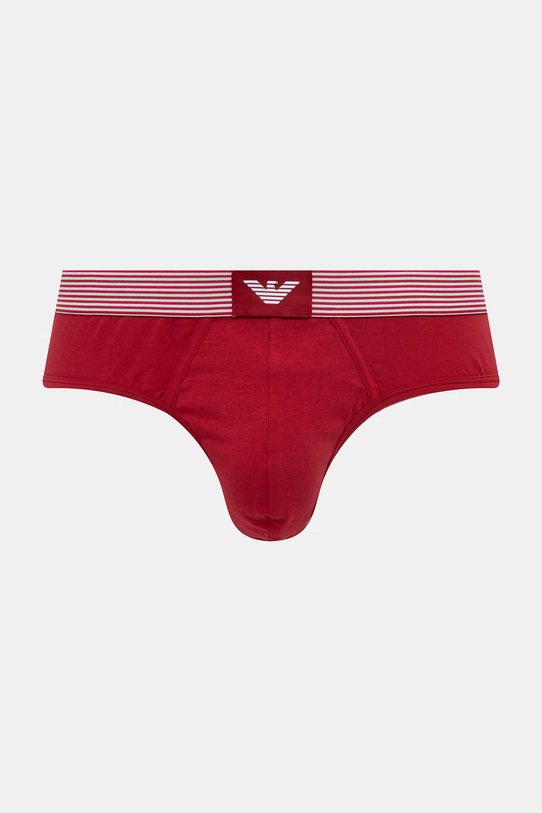 Emporio Armani Underwear slipy męskie bawełniane z elastanem 2-pack EM000401.AF18884 czerwony SS26