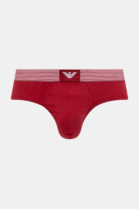 Emporio Armani Underwear slipy męskie bawełniane z elastanem 2-pack EM000401.AF18884 czerwony SS26