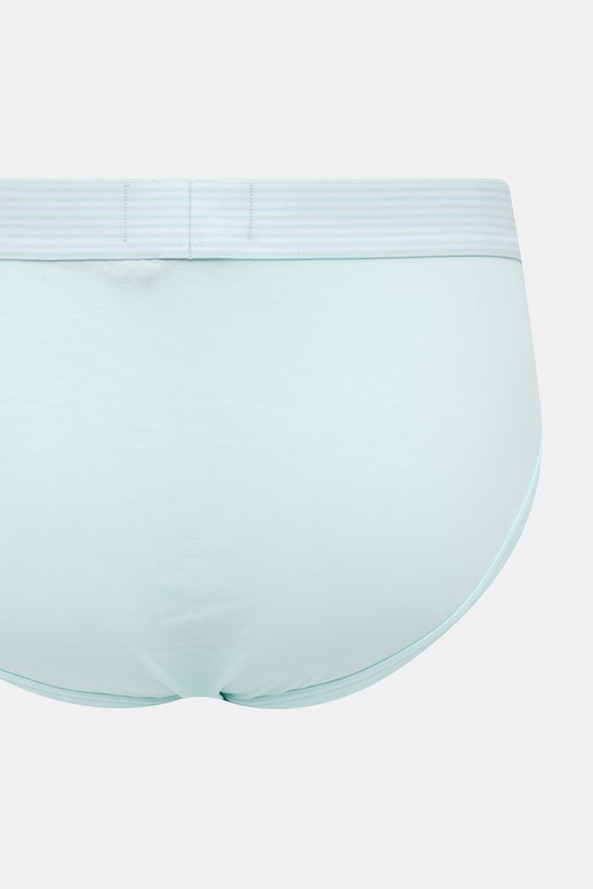 Emporio Armani Underwear slipy męskie bawełniane z elastanem 2-pack EM000401.AF18884 zielony