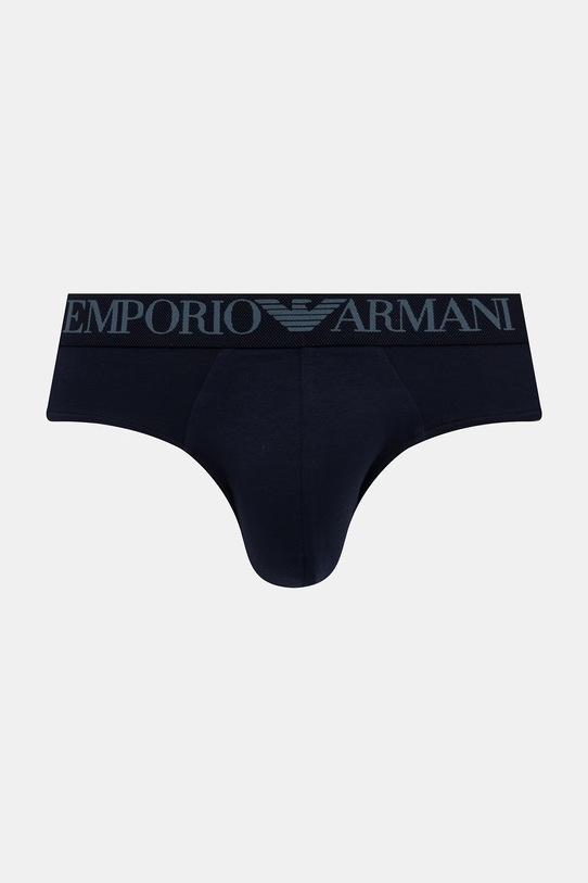 Emporio Armani Underwear slipy męskie bawełniane z elastanem 2-pack EM000251.AF18881 granatowy SS26