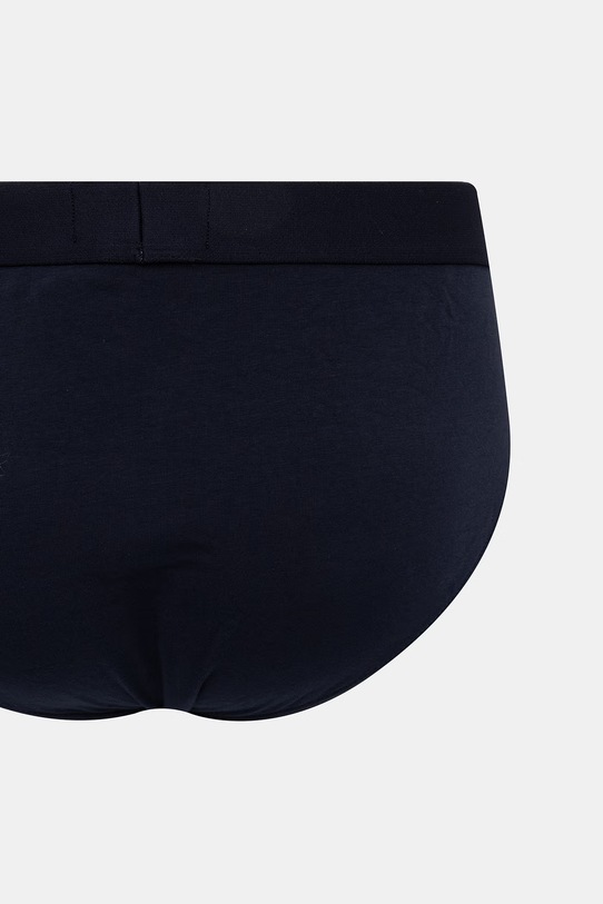 Emporio Armani Underwear slipy męskie bawełniane z elastanem 2-pack granatowy EM000251.AF18881