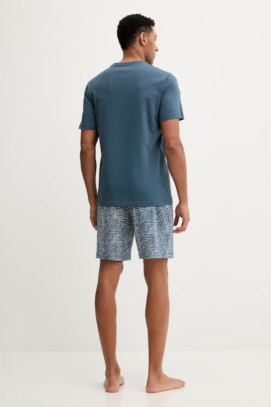 Хлопковая пижама Emporio Armani Underwear тёмно-синий EM000399.AF18885