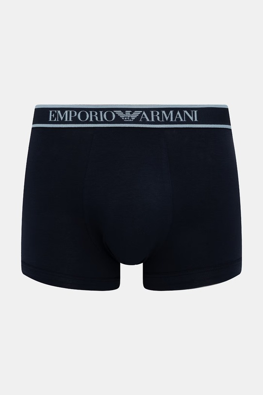 Emporio Armani Underwear priliehavé boxerky pánske 3-pak tmavomodrá EM000370.AF20669