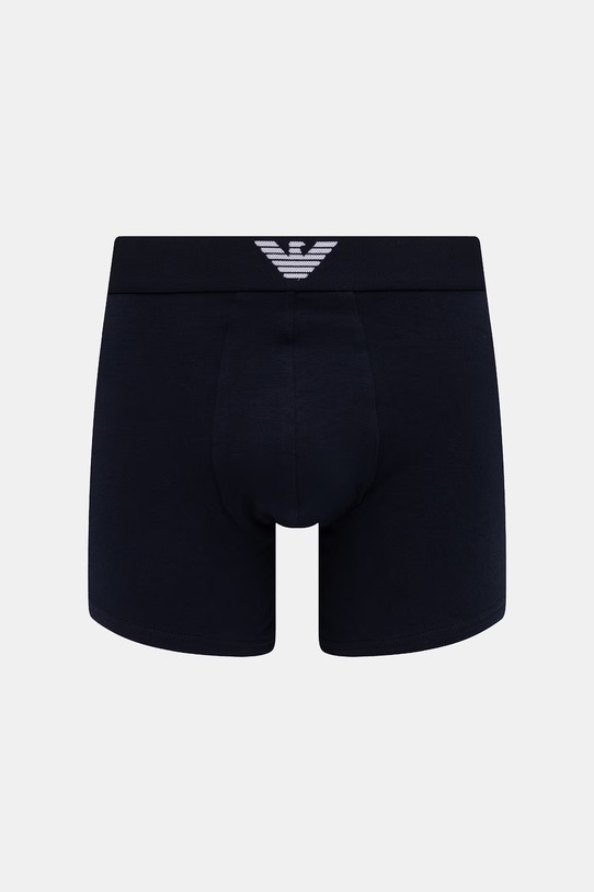 Emporio Armani Underwear bokserki męskie bawełniane z elastanem 2-pack EM000252.AF18881 granatowy SS26