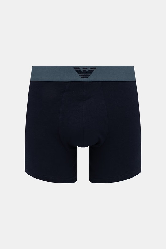 Emporio Armani Underwear bokserki męskie bawełniane z elastanem 2-pack EM000252.AF18881 granatowy SS26