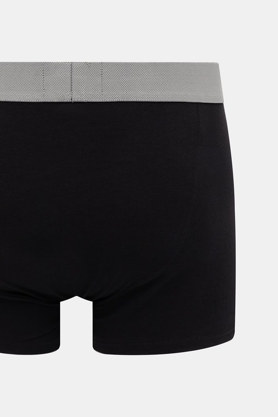 Emporio Armani Underwear bokserki męskie bawełniane z elastanem 2-pack czarny EM000252.AF18881