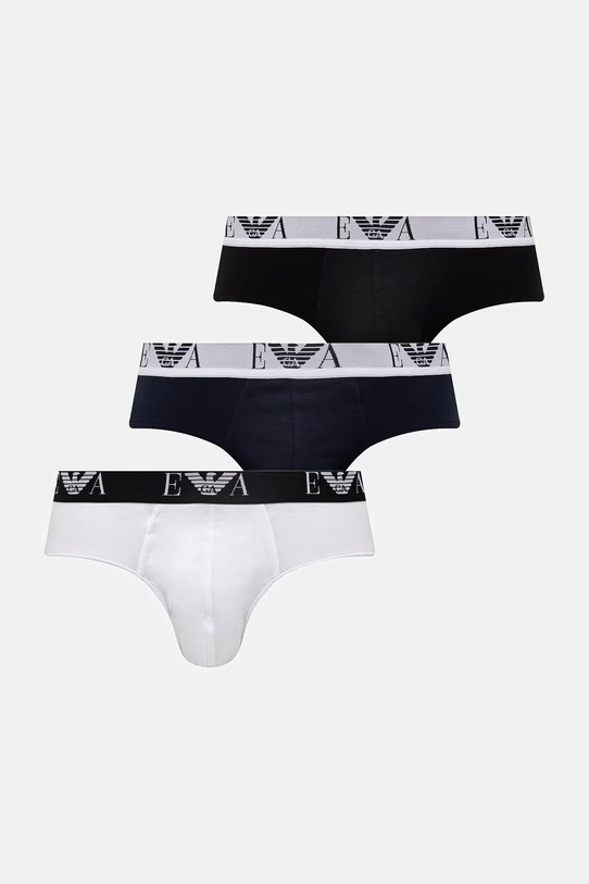 Emporio Armani Underwear slipy 3-pack dzianina biały EM000258.AF14131
