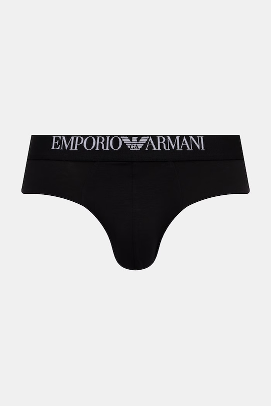 Emporio Armani Underwear σλιπ Ανδρικά με βισκόζη 2-pack EM000251.AF14134 μαύρο SS26