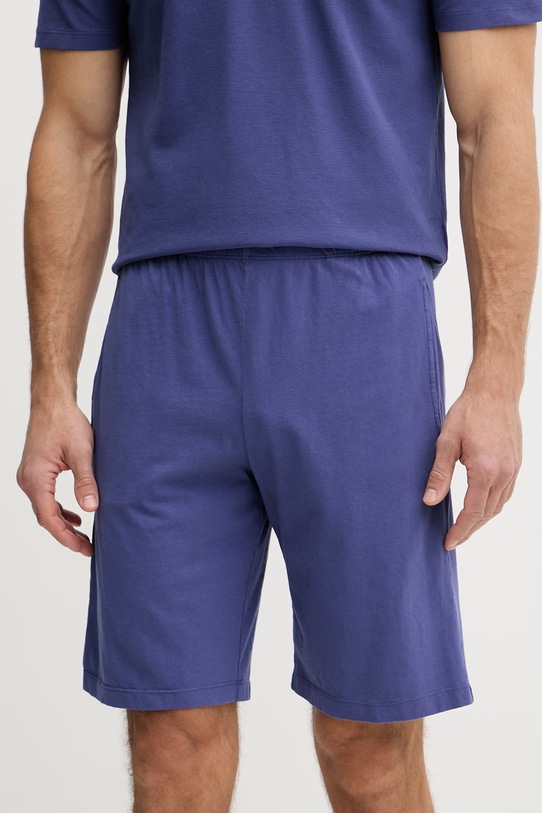 United Colors of Benetton πιτζάμα Ανδρική βαμβακερή σκούρο μπλε 3YES4P036