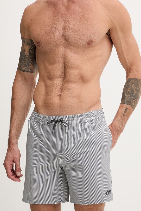 AllSaints szorty kąpielowe męskie CIPER M005WE biały SS26