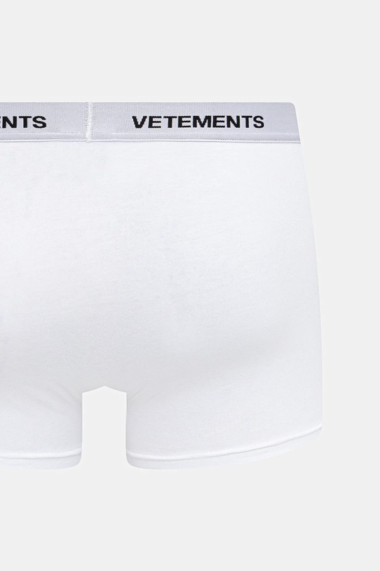 VETEMENTS bokserki Logo ME76UN272W biały SS26